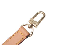 Load image into Gallery viewer, LOUISVUITTON ルイヴィトン キーポル 替えショルダーストラップ ヌメ革 ブラウン ゴールド金具 美品 中古 4c076311
