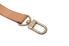 Load image into Gallery viewer, LOUISVUITTON ルイヴィトン キーポル 替えショルダーストラップ ヌメ革 ブラウン ゴールド金具 美品 中古 4c076311