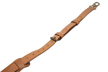 Load image into Gallery viewer, LOUISVUITTON ルイヴィトン キーポル 替えショルダーストラップ ヌメ革 ブラウン ゴールド金具 美品 中古 4c076311