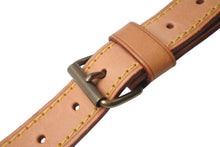 Load image into Gallery viewer, LOUISVUITTON ルイヴィトン キーポル 替えショルダーストラップ ヌメ革 ブラウン ゴールド金具 美品 中古 4c076311