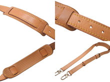 Load image into Gallery viewer, LOUISVUITTON ルイヴィトン キーポル 替えショルダーストラップ ヌメ革 ブラウン ゴールド金具 美品 中古 4c076311