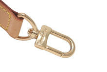 Load image into Gallery viewer, LOUIS VUITTON ルイヴィトン キーポル 替えショルダーストラップ ヌメ革 ブラウン ゴールド金具 美品 中古 4c076314