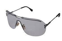 Load image into Gallery viewer, FENDI フェンディ サングラス M0098 クリア シルバー ブランドロゴ プラスチック イタリア製 美品 中古 4c076321