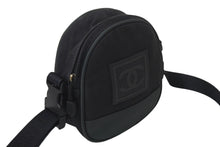 Load image into Gallery viewer, CHANEL シャネル ココマーク スポーツライン ミニショルダーバッグ 8番台 ブラック カーキ キャンバス 美品 中古 4c076331