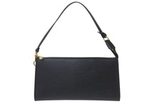 Load image into Gallery viewer, LOUIS VUITTON ルイヴィトン ポシェット アクセソワール ショルダーポーチ ワンショルダー M40632 エピ ブラック 美品 中古 4c076332