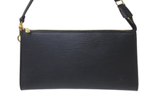 Load image into Gallery viewer, LOUIS VUITTON ルイヴィトン ポシェット アクセソワール ショルダーポーチ ワンショルダー M40632 エピ ブラック 美品 中古 4c076332