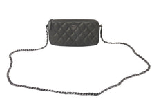 Load image into Gallery viewer, 新品同様 CHANEL シャネル チェーンショルダーバッグ チェーンウォレット マトラッセ 23番台 グレー キャビアスキン シルバー金具 中古 4c076344