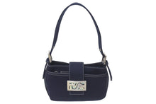 Load image into Gallery viewer, 極美品 FENDI フェンディ マンマバケット ワンショルダーバッグ イタリア製 デニム ネイビー シルバー金具 中古 4c076350