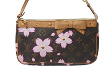 Load image into Gallery viewer, 極美品 LOUISVUITTON ルイヴィトン 村上隆 ポシェットアクセソワール ポーチ M92006 モノグラムチェリーブロッサム 中古 4c076357