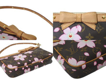 Load image into Gallery viewer, 極美品 LOUISVUITTON ルイヴィトン 村上隆 ポシェットアクセソワール ポーチ M92006 モノグラムチェリーブロッサム 中古 4c076357