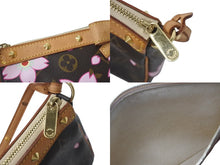 Load image into Gallery viewer, 極美品 LOUISVUITTON ルイヴィトン 村上隆 ポシェットアクセソワール ポーチ M92006 モノグラムチェリーブロッサム 中古 4c076357