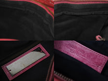 画像をギャラリービューアに読み込む, BALENCIAGA バレンシアガ ザ ファースト 2WAY ハンドバッグ ワンショルダー ピンク レザー 103208 良品 中古 4c076364