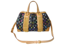 Load image into Gallery viewer, LOUIS VUITTON ルイヴィトン コートニーGM 2WAY ハンドバッグ ショルダーバッグ M40261 スタッズ ブラック マルチカラー 美品 中古 4c076367