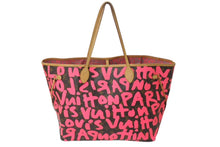 画像をギャラリービューアに読み込む, 極美品 LOUIS VUITTON ルイヴィトン トートバッグ ネヴァーフルGM モノグラムグラフィティ フューシャ M93701 中古 4c076368