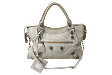 画像をギャラリービューアに読み込む, BALENCIAGA バレンシアガ ザ ジャイアント シティ 2WAY ハンドバッグ ホワイト カーフ 173084 良品 中古 4c076369