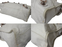 画像をギャラリービューアに読み込む, BALENCIAGA バレンシアガ ザ ジャイアント シティ 2WAY ハンドバッグ ホワイト カーフ 173084 良品 中古 4c076369