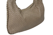 画像をギャラリービューアに読み込む, BOTTEGA VENETA ボッテガヴェネタ イントレチャート ホーボー ワンショルダーバッグ ミデュアム ベージュ 115653 良品 中古 4c076370