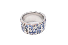 Load image into Gallery viewer, Christian Dior クリスチャンディオール トロッター No.2 リング 7号 シルバーカラー 美品 中古 4c076375