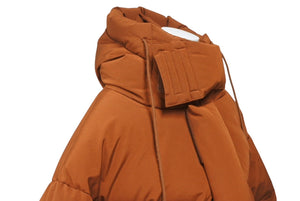Very Good Condition ENTIRE STUDIOS 22AW Down Jacket ES2034 Orange Size M Nylon Polyester Used 4c076377