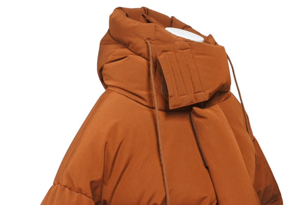 Very Good Condition ENTIRE STUDIOS 22AW Down Jacket ES2034 Orange Size M Nylon Polyester Used 4c076377
