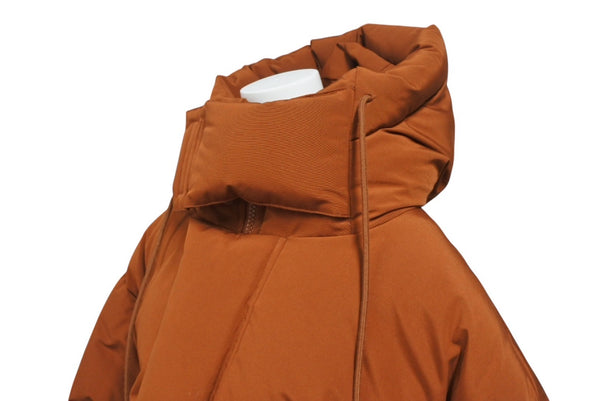 Very Good Condition ENTIRE STUDIOS 22AW Down Jacket ES2034 Orange Size M Nylon Polyester Used 4c076377