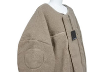 画像をギャラリービューアに読み込む, 新品未使用 ENTIRE STUDIOS FLUFFY OVERCOAT フリースオーバーコート ジャケット ベージュ ES2227 サイズXL 中古 4c076379