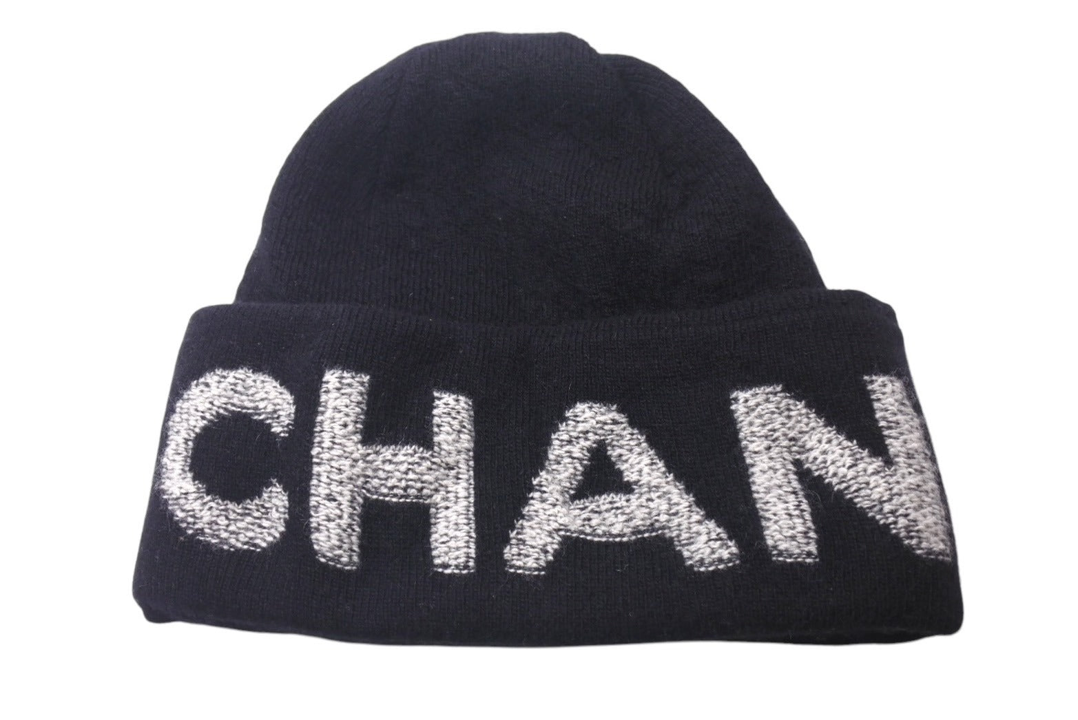 CHANEL シャネル ロゴ ニットキャップ ニット帽 ビーニー ユニセックス