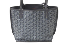 Load image into Gallery viewer, 新品同様 GOYARD ゴヤール アンジュ ミニ ハンドバッグ リバーシブル ミニトートバッグ ゴヤールディンキャンバス グレー 中古 4c076412