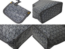 Load image into Gallery viewer, 新品同様 GOYARD ゴヤール アンジュ ミニ ハンドバッグ リバーシブル ミニトートバッグ ゴヤールディンキャンバス グレー 中古 4c076412
