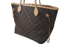 画像をギャラリービューアに読み込む, 極美品 LOUIS VUITTON ルイヴィトン ネヴァーフルMM トートバッグ M40156 モノグラム ブラウン ゴールド金具 中古 4c076436