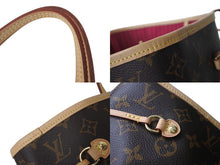 画像をギャラリービューアに読み込む, 極美品 LOUIS VUITTON ルイヴィトン ネヴァーフルMM トートバッグ M40156 モノグラム ブラウン ゴールド金具 中古 4c076436