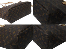 画像をギャラリービューアに読み込む, 極美品 LOUIS VUITTON ルイヴィトン ネヴァーフルMM トートバッグ M40156 モノグラム ブラウン ゴールド金具 中古 4c076436