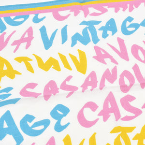 New and unused CASANOVA VINTAGE Casanova Vintage Graffiti Bandana Multicolor Used 4a007645