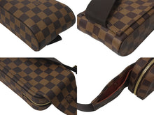 画像をギャラリービューアに読み込む, LOUIS VUITTON ルイヴィトン ショルダーバッグ ジェロニモス ダミエキャンバス ブラウン N51994 美品 中古 4c076450