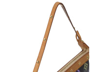 画像をギャラリービューアに読み込む, LOUISVUITTON ルイヴィトン ポシェットアクセソワール アクセサリーポーチ M92648 モノグラム マルチカラー ブラック 美品 中古 4c076453