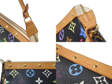 画像をギャラリービューアに読み込む, LOUISVUITTON ルイヴィトン ポシェットアクセソワール アクセサリーポーチ M92648 モノグラム マルチカラー ブラック 美品 中古 4c076453