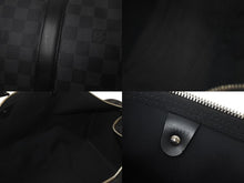 画像をギャラリービューアに読み込む, 極美品 LOUISVUITTON ルイヴィトン キーポルバンドリエール45 ボストンバッグ N41418 ダミエグラフィット ブラック 中古 4c076463