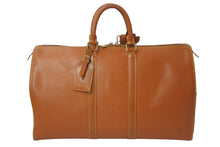 画像をギャラリービューアに読み込む, LOUIS VUITTON ルイヴィトン キーポル45 ボストンバッグ M42978 エピレザー ジパングゴールド 美品 中古 4c076470