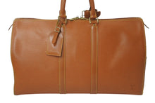 画像をギャラリービューアに読み込む, LOUIS VUITTON ルイヴィトン キーポル45 ボストンバッグ M42978 エピレザー ジパングゴールド 美品 中古 4c076470