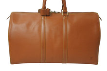 画像をギャラリービューアに読み込む, LOUIS VUITTON ルイヴィトン キーポル45 ボストンバッグ M42978 エピレザー ジパングゴールド 美品 中古 4c076470