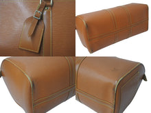 画像をギャラリービューアに読み込む, LOUIS VUITTON ルイヴィトン キーポル45 ボストンバッグ M42978 エピレザー ジパングゴールド 美品 中古 4c076470