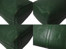 画像をギャラリービューアに読み込む, LOUIS VUITTON ルイヴィトン キーポル50 ボストンバッグ M42964 ボルネオグリーン エピレザー ゴールド金具 美品 中古 4c076471