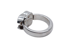 Load image into Gallery viewer, CHANEL シャネル ココマーク リング 指輪 重量約8.8g サイズ12号 01P刻印 シルバーカラー メタル 美品 中古 4c076500