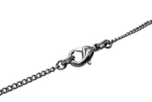 Load image into Gallery viewer, CHANEL シャネル ココマーク ネックレス 重量約5.4g F12V刻印 全長約43cm ラインストーン シルバー 美品 中古 4c076480