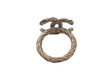 Load image into Gallery viewer, 極美品 CHANEL シャネル ココマーク リング 指輪 ラインストーン ゴールドカラー B14V刻印 重量約4.7g サイズ9号 中古 4c076491