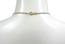 Load image into Gallery viewer, CHANEL シャネル ココマーク ネックレス 重量約6.2g 04A刻印 全長約61.5cm ラインストーン メタル クリアピンク ゴールド 美品 中古 4c076492