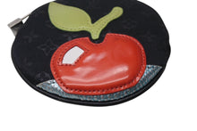 Load image into Gallery viewer, LOUIS VUITTON ルイヴィトン モノグラムサテン コントドゥフェ コインケース M92272 ブラック リンゴ 財布 小物 美品 中古 4c076540