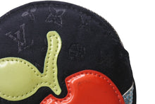 Load image into Gallery viewer, LOUIS VUITTON ルイヴィトン モノグラムサテン コントドゥフェ コインケース M92272 ブラック リンゴ 財布 小物 美品 中古 4c076540
