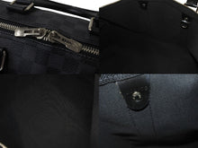 画像をギャラリービューアに読み込む, LOUISVUITTON ルイヴィトン キーポルバンドリエール45 ボストンバッグ N41418 ダミエグラフィット ブラック 美品 中古 4c076503