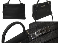 画像をギャラリービューアに読み込む, HERMES エルメス ケリー32 内縫い ヴェールグリス □F刻印 トリヨンクレマンス シルバー金具 ハンドバッグ 2WAY 中古 4c076670